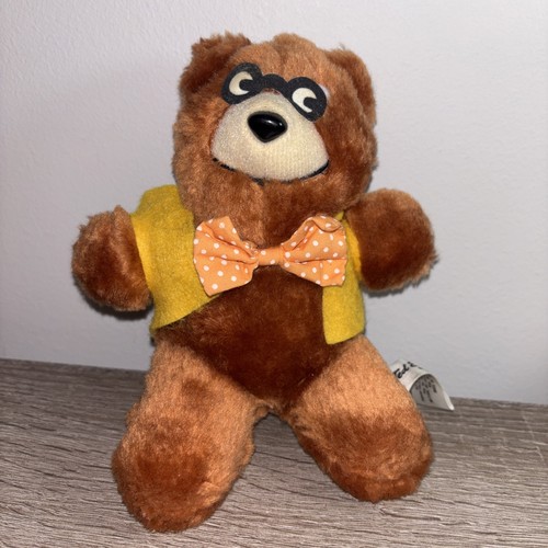 Vtg ted bear - e, brown